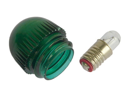Morris Minor & Mini Mk1 Green Indicator Lens 47H5200 & 12V 1.5W Bulb GLB280