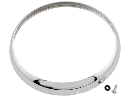 Lucas Type 554440 7" Chrome Headlight Rim, Mini Morris Triumph TR Midget, 500929