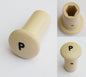 Classic Car "P" Panel Cream Knob for Morgan Alvis Morris Wolseley etc