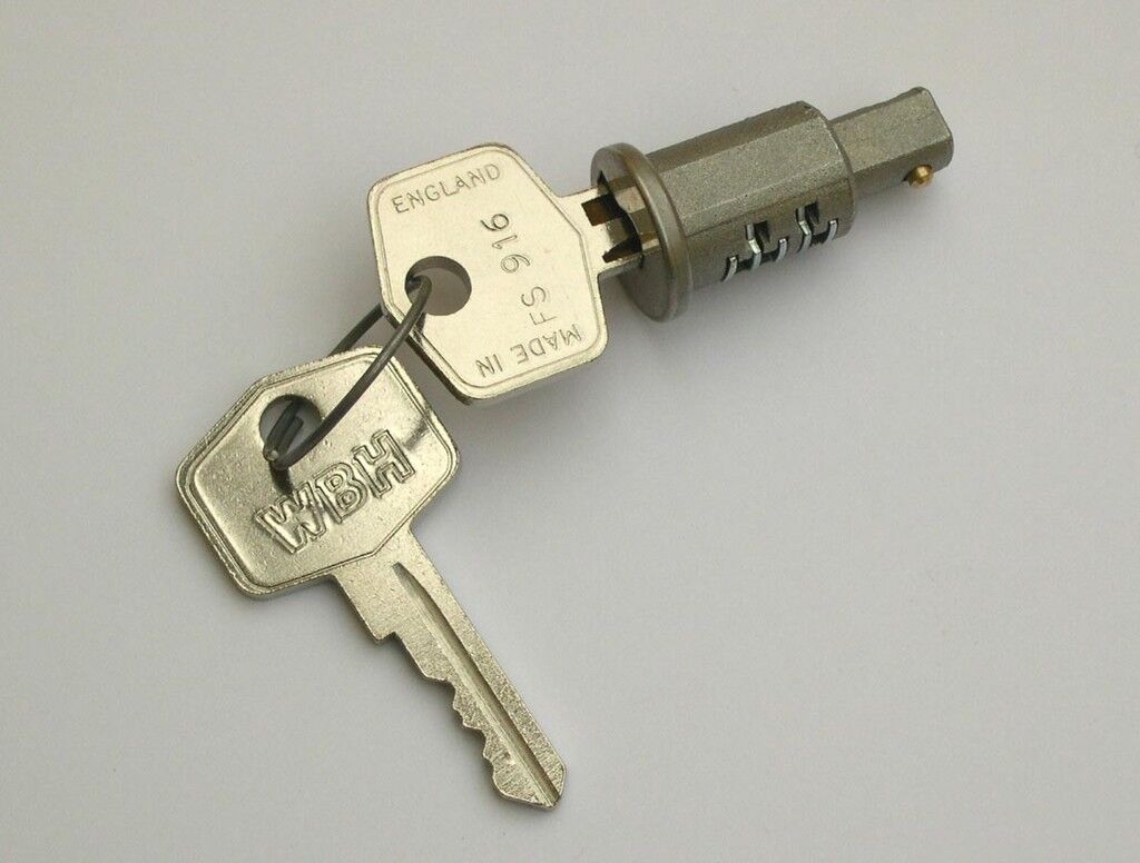 WBH Classic Car Ignition Switch & Door Lock New Barrel + Key Assembly, 24G1345