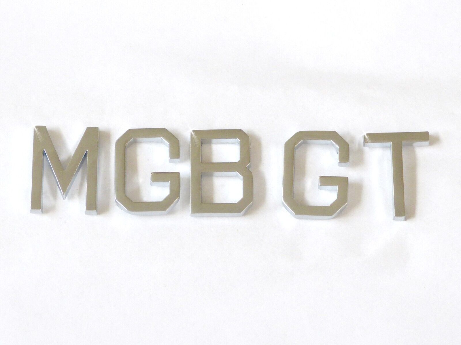 UK Made MGB GT Concours Quality Chrome Letter Set for MGBGT, 18G8766