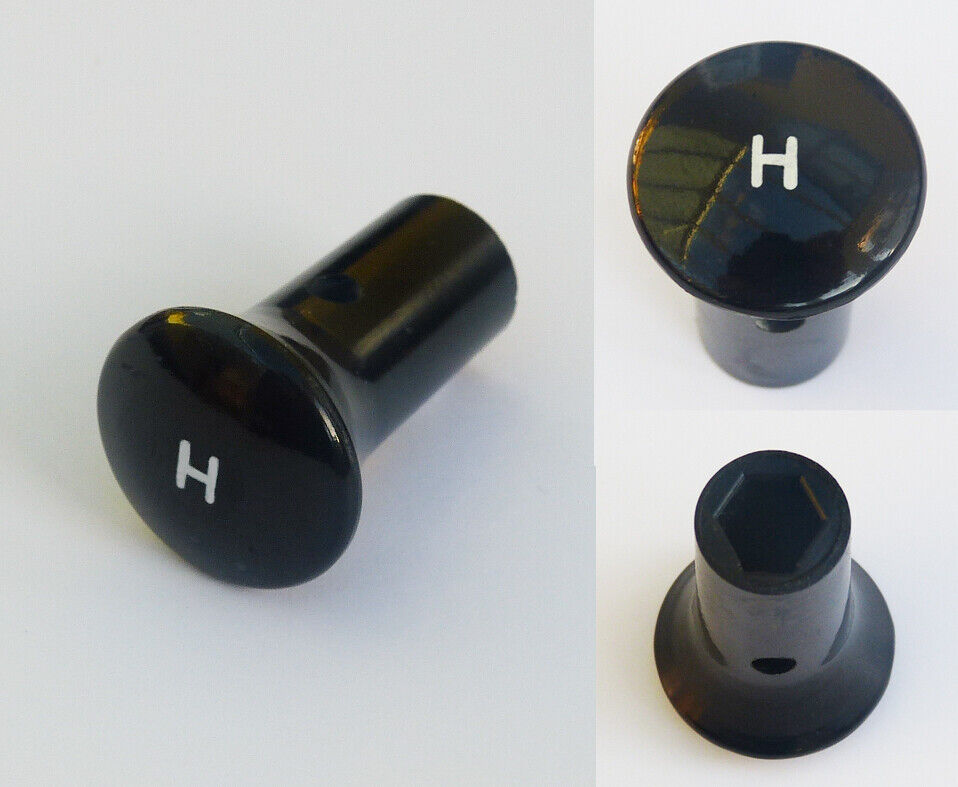Lucas Type 313683 Classic Car "H" Heater Black Knob, British Made