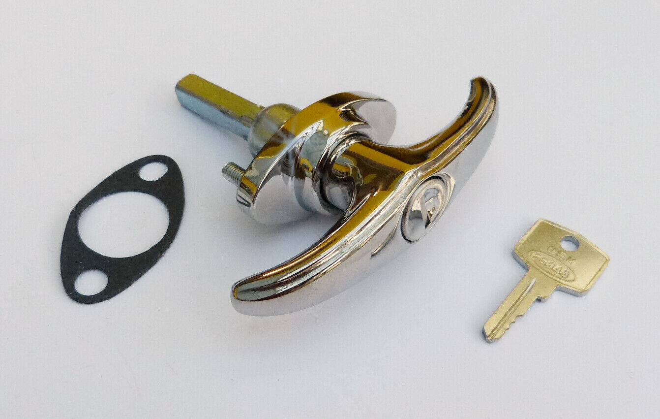 Chrome Boot Handle Mk1 & Mk2 Classic Mini Van & Estate with FS Key, BMC 14A7194