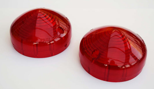 Lucas Type L692 Red Stop & Tail Lenses For; Triumph Imp, Austin Healey, 37H6109