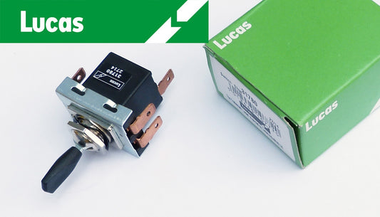 Lucas 31780 On Off Toggle Switch 57SA, 2A9129, for Mini, Morgan Triumph BSA