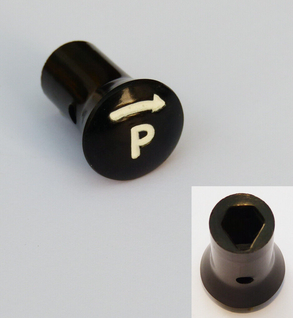 Universal Classic Car Rheostat "P" Panel Light + Arrow Switch Black Knob
