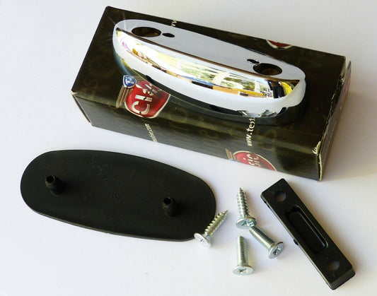 Tex Chrome Metal Mirror Plinth for MGB, Midget,Classic Mini, Triumph TR, M99987