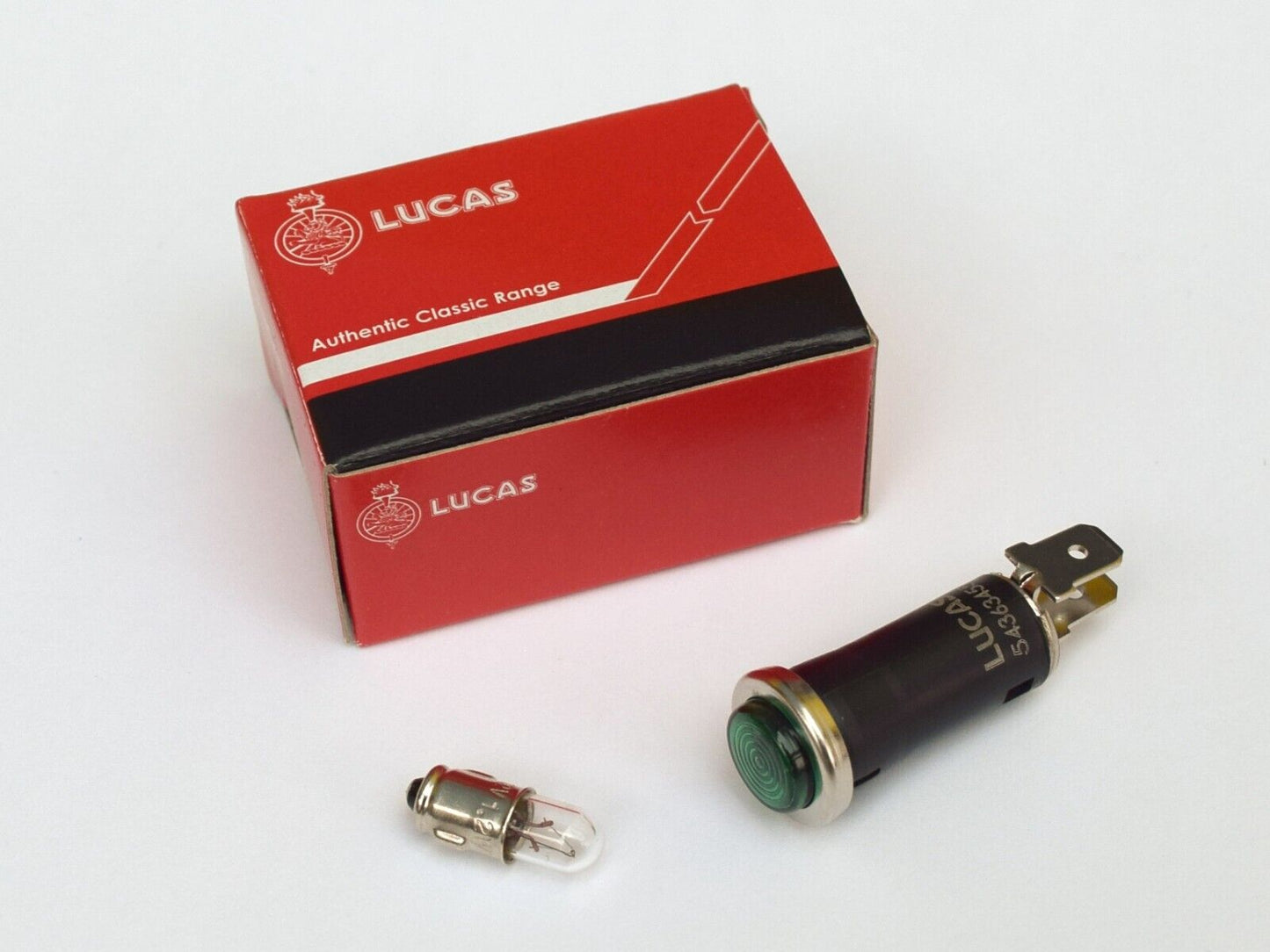 Lucas 54363455 / SPB355 Classic Car Green Warning Light / Lamp & Bulb