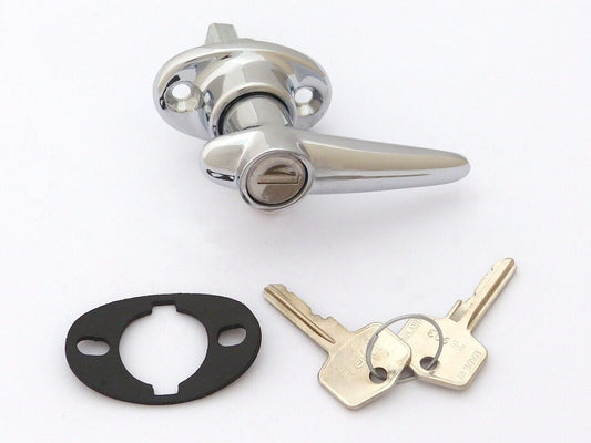 Triumph TR3A OE (Weston Body Hardware) Boot Lock & Handle with 2 FS Keys, 607070