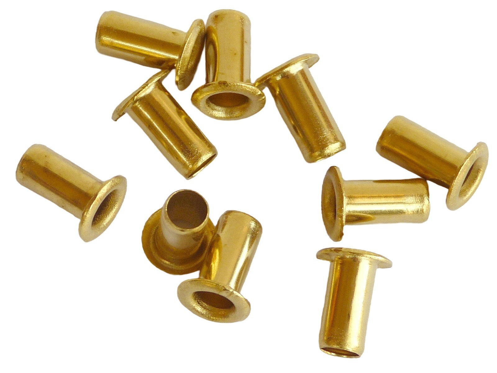 Lucas Style 188156 Solderless Brass Bullet Sleeve Terminals 27H6713, Pack of 10