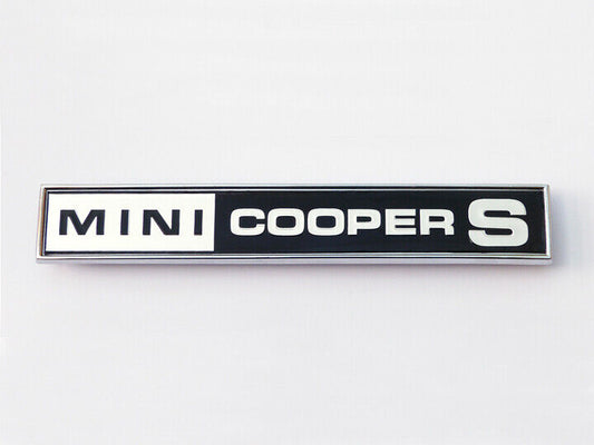 Classic Mini Cooper S Rear Badge, BMC, Austin / Leyland Part CZH1381