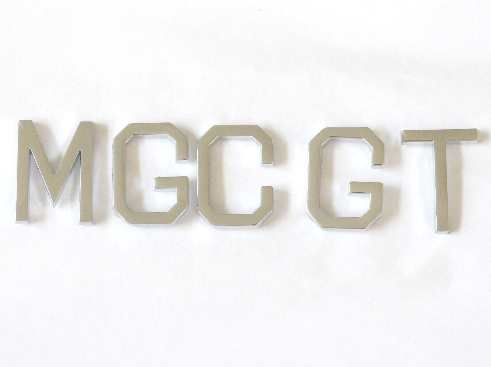 UK Made MGC GT Concours Quality Chrome Letter Set for MGCGT, AHC7836/9, AHC303C