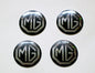MG Midget Rostyle Wheel Centre Adhesive Badges set of 4, MG part AHA8950B