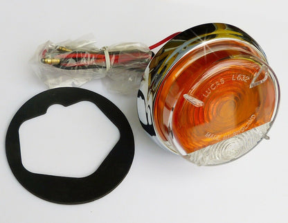 Lucas L632 Amber Flasher / Side Lamp, 13H6396, MGA, Moggi Minor, Wolseley, 52572