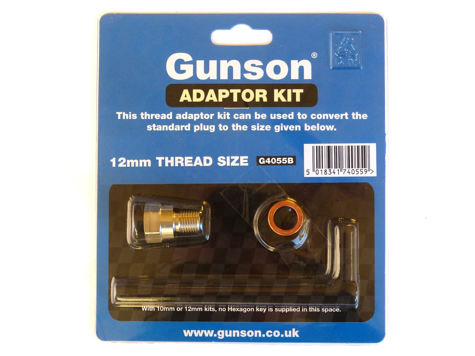 Gunson Colortune G4055B 12mm Classic Engine Petrol Diagnostic Adaptor Kit