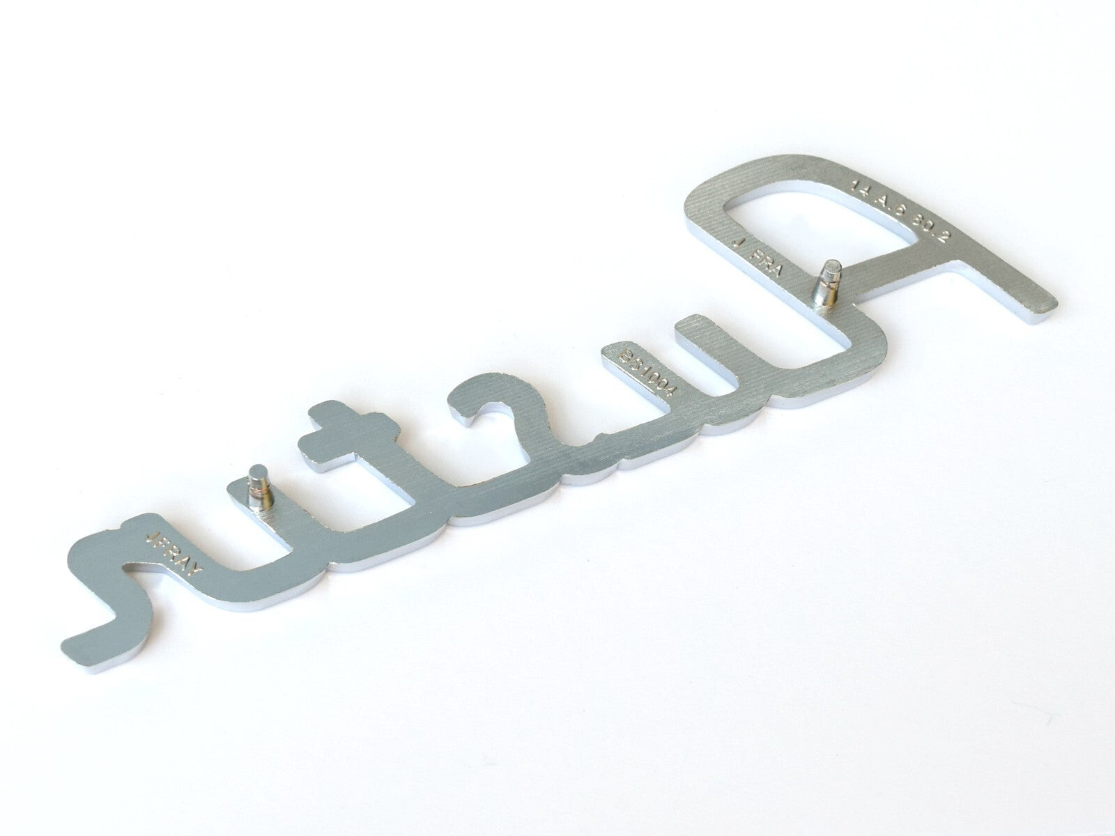 Austin Classic Mini Mk1 Chrome "Austin" Metal Script Badge, BMC part; 14A6802