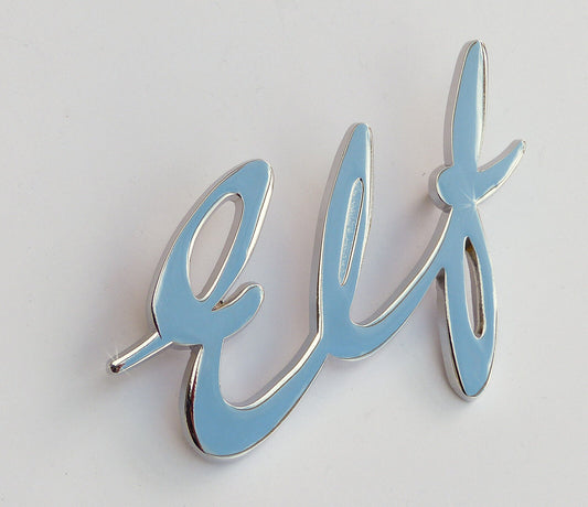 Riley Elf "ELF" Script Badge, Riley part ALA5018