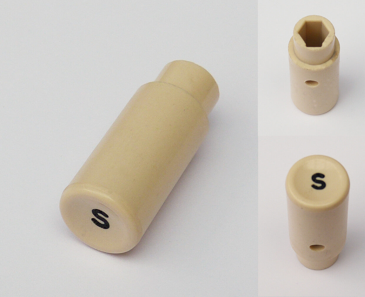 Classic Car Cream Thimble S Knob for Morgan Alvis Morris Wolseley 