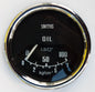 Smiths Classic Mini Mk2/3 Oil Pressure Gauge Chrome Bezel BMC 13H4459, PL2310-00