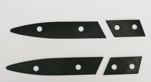 Pair Austin Morris Minor Rubber Bonnet Hinge Gaskets, Morris BPF133 & BPF134