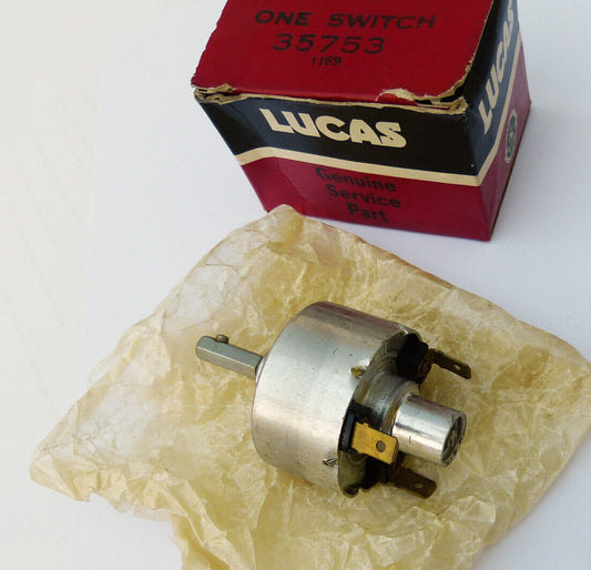 Hillman Hunter & Minx New Old Stock (NOS) Lucas 35753, 117SA Wiper & Wash Switch