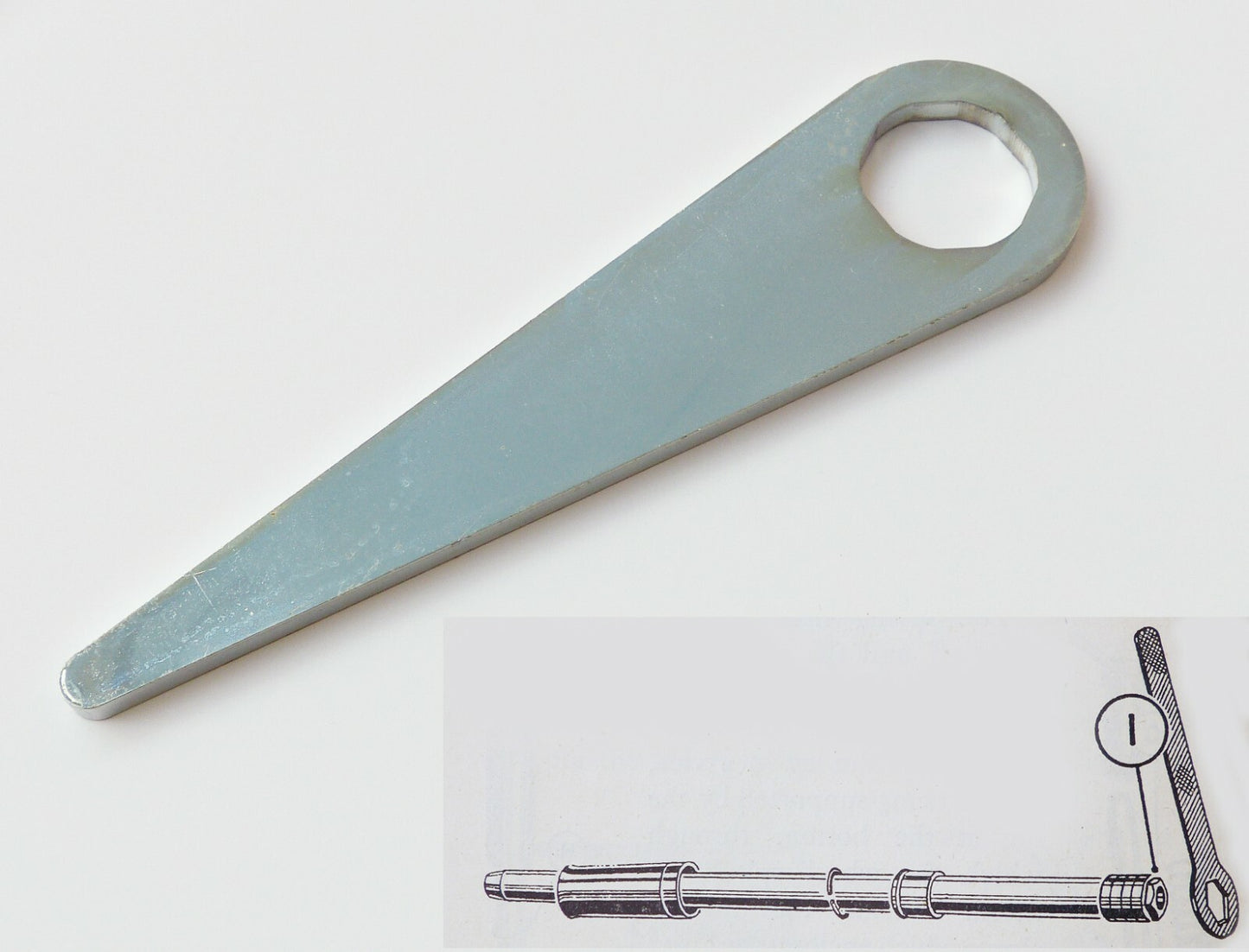 BSA Motorcycle Fork Stanchion Bottom Nut Spanner, BSA part 61-3003