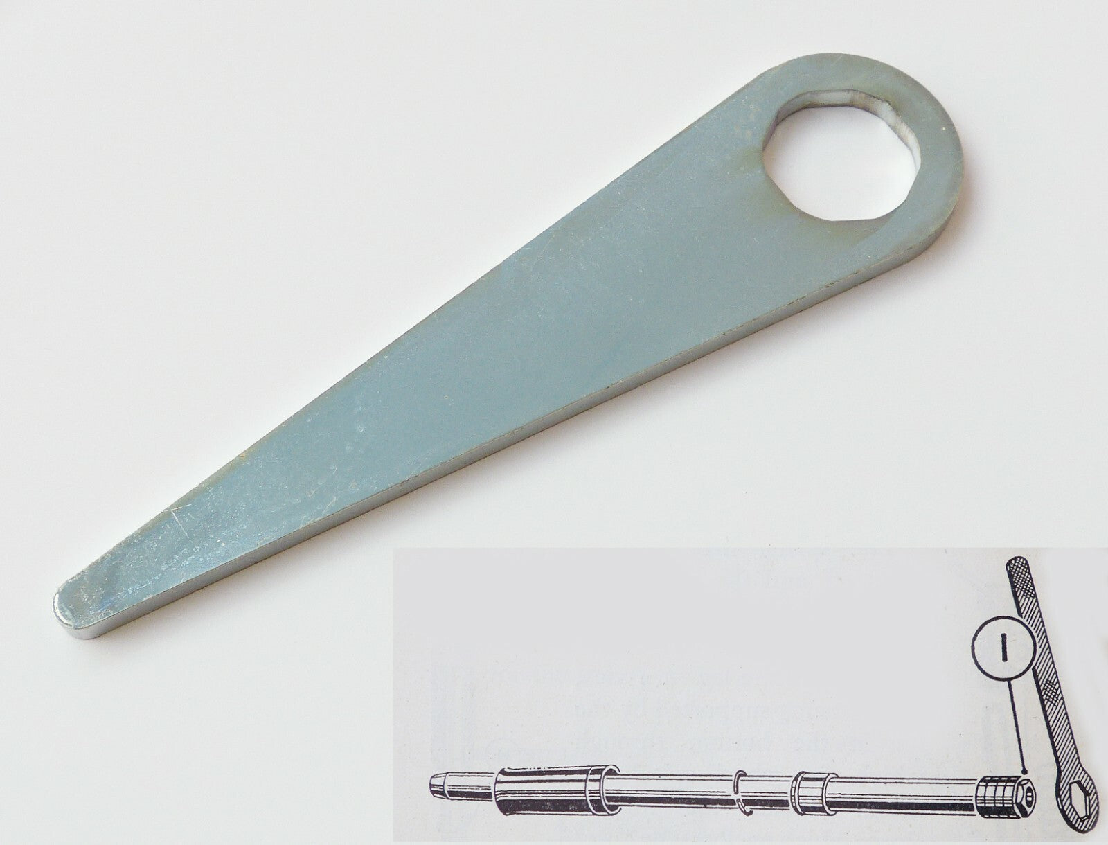 BSA Motorcycle Fork Stanchion Bottom Nut Spanner, BSA part 61-3003