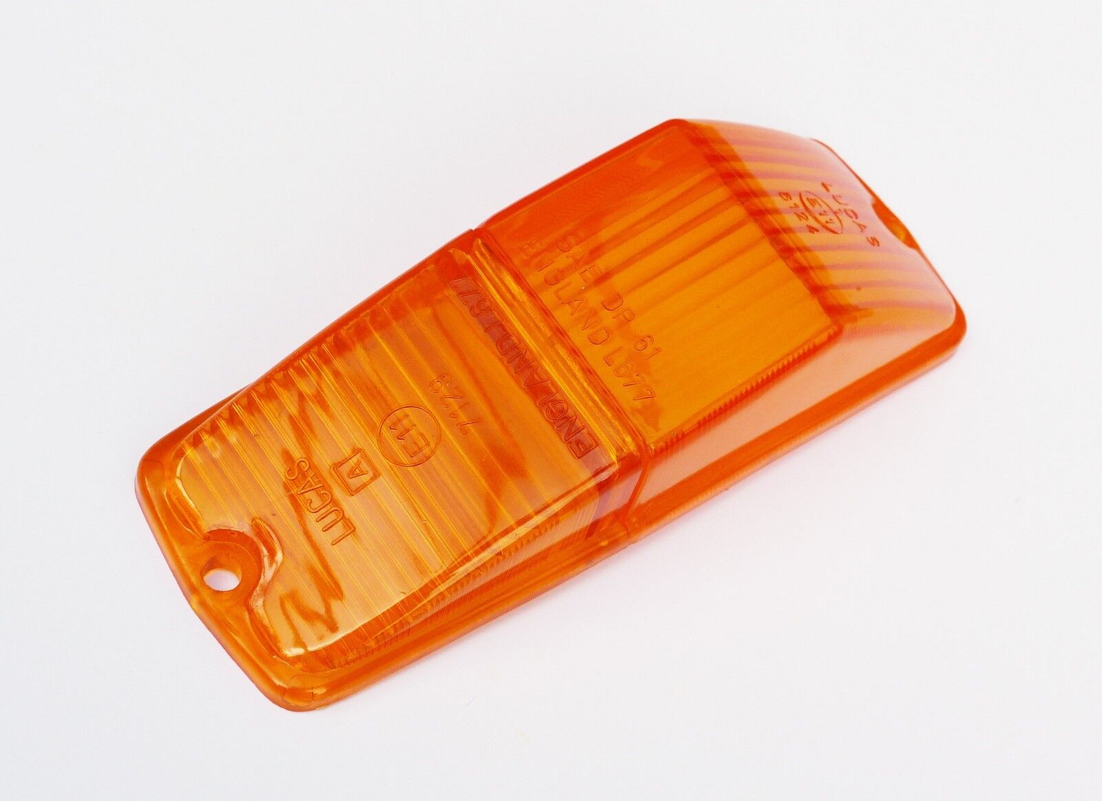 Lucas L677 Side and Indicator Amber Lens Set, for MGB Spitfire, 516306 & 518145