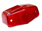 Lucas Type L525 Motorcycle Rear Red Stop Tail & Number Plate Light Lens