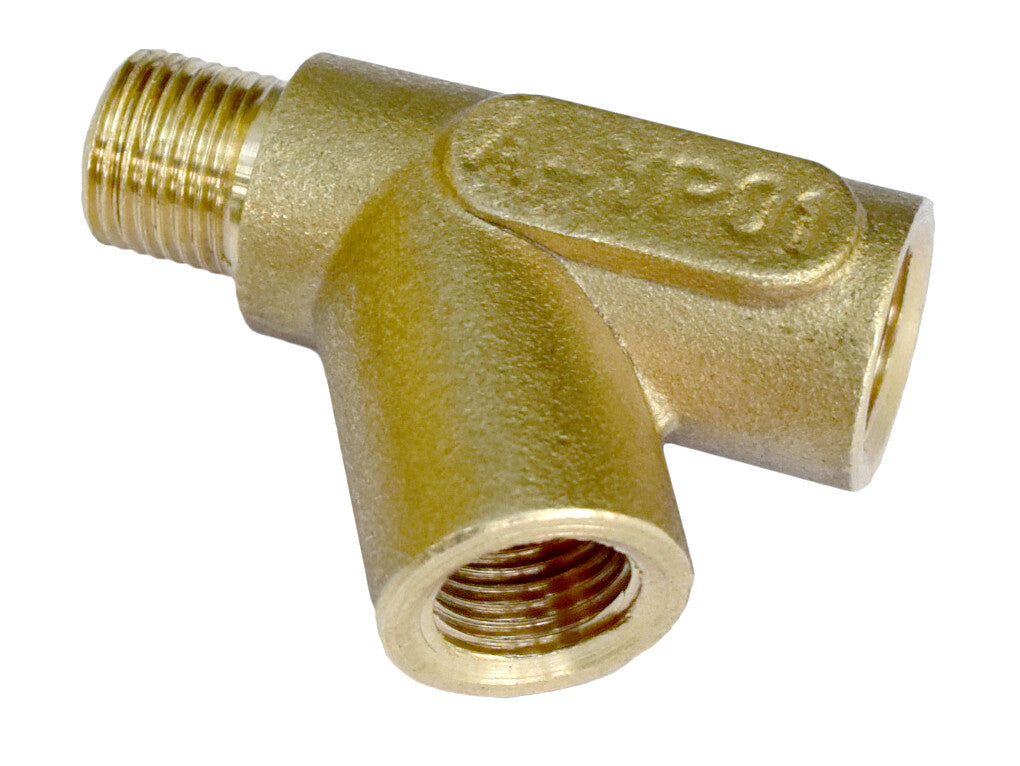 Smiths 1/8" BSP Oil Pressure Brass Y Piece Feed Pipe Block Union Adaptor, SIB748