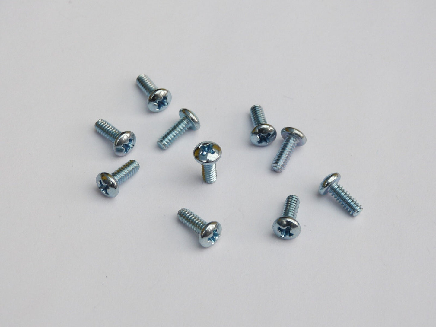 UNC No 6 x 32 Classic Car Bright Zinc Pan Head Phillips Machine Screws 1/4" 6-32
