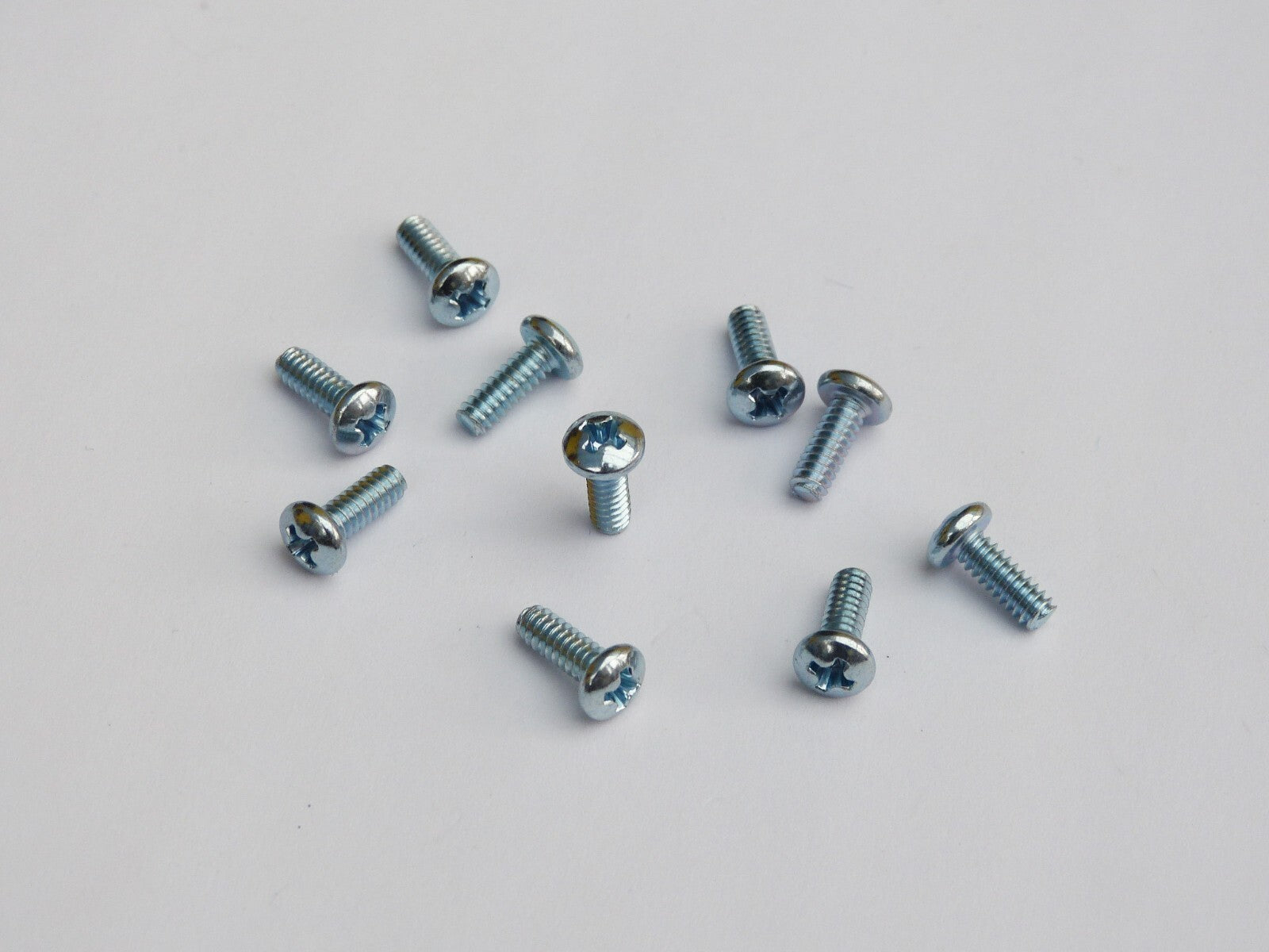 UNC No 6 x 32 Classic Car Bright Zinc Pan Head Phillips Machine Screws 1/4" 6-32
