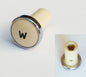 Vintage & Classic Car Chrome Rimmed Cream Wiper Knob, Wolseley MG Morgan