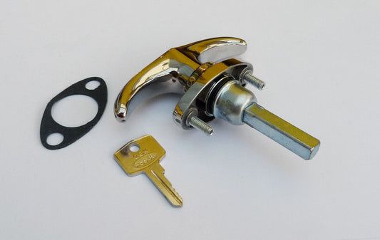 Chrome Boot Handle Mk1 & Mk2 Classic Mini Van & Estate with FS Key, BMC 14A7194
