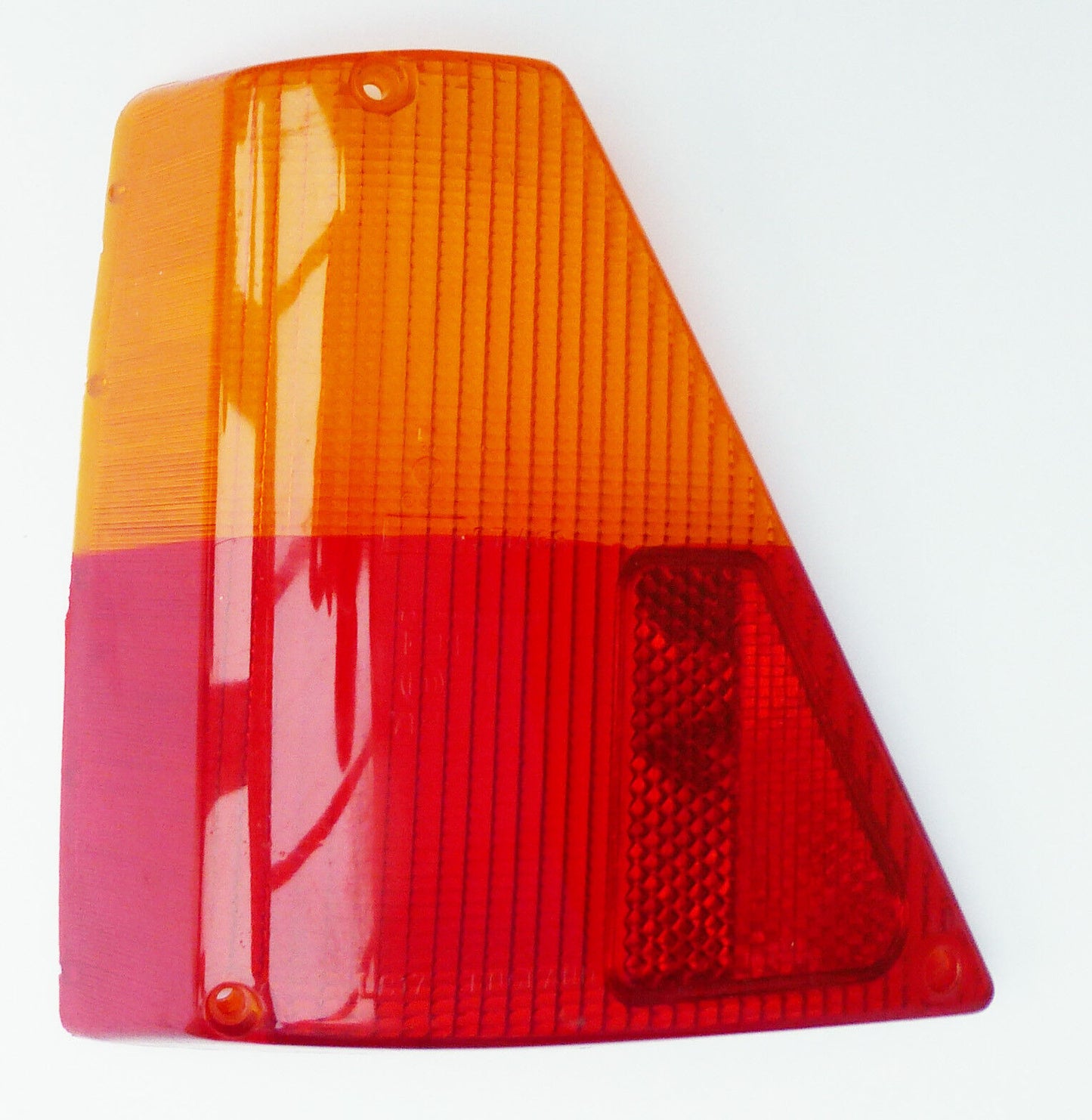 New Old Stock (NOS) Lucas L817 Amber / Red Rear Left Hand Lens for Austin Maxi