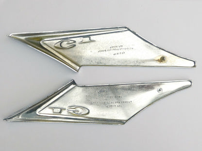 MGBGT MGB GT Pair of "C" Post Badges & Trim, MG parts BHH1400 & BHH1401