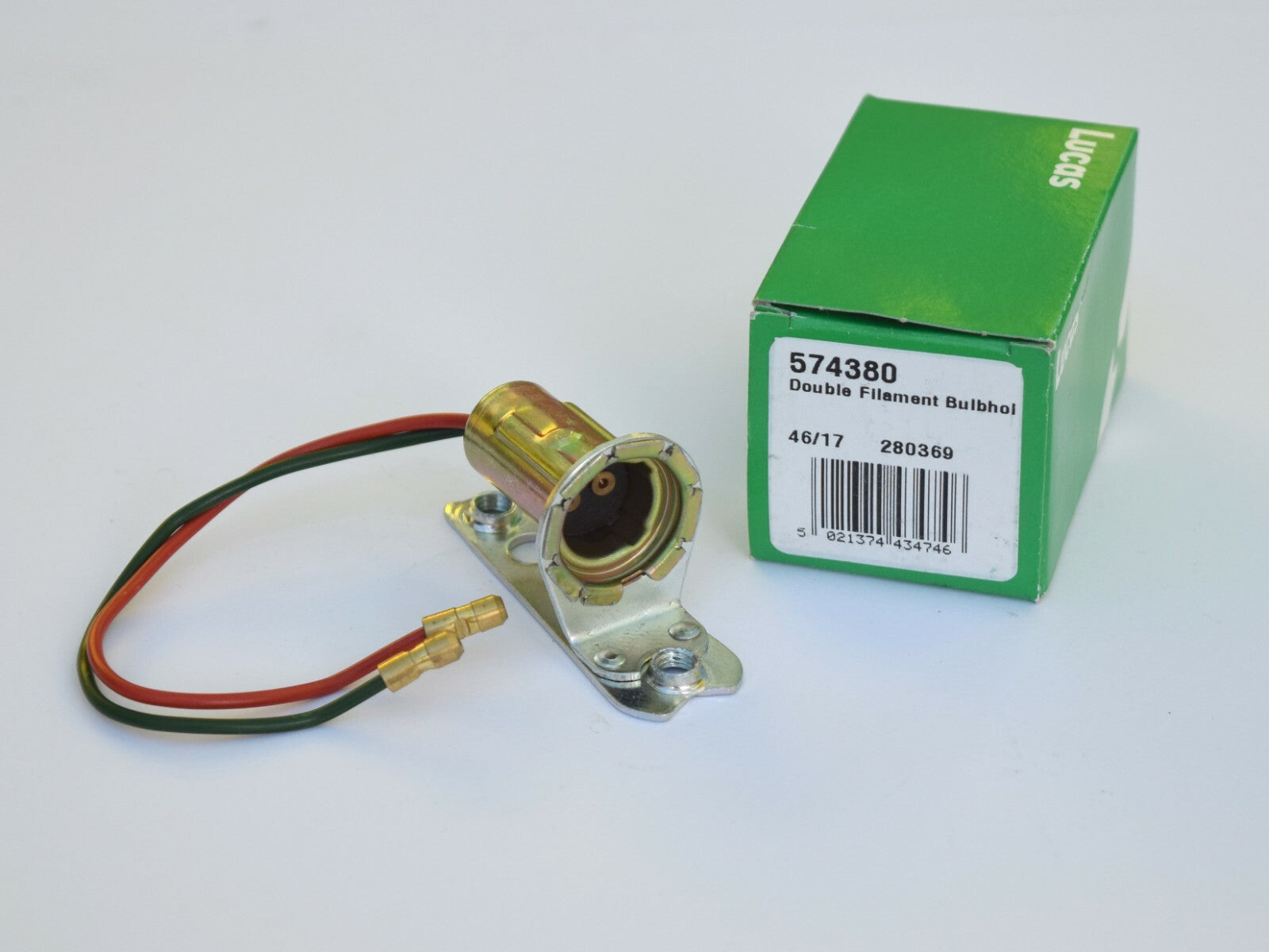 Genuine Lucas 574380 L513 L1130 Double Filament Bulb Holder Side / Indicator, MG