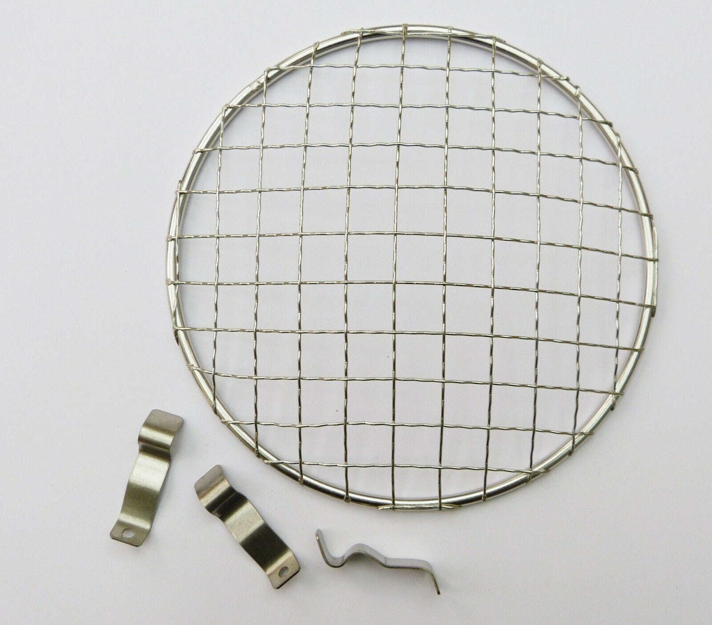 Classic Motorcycle / Car 5¾" Stainless Steel Lamp Grill / Stone Guard