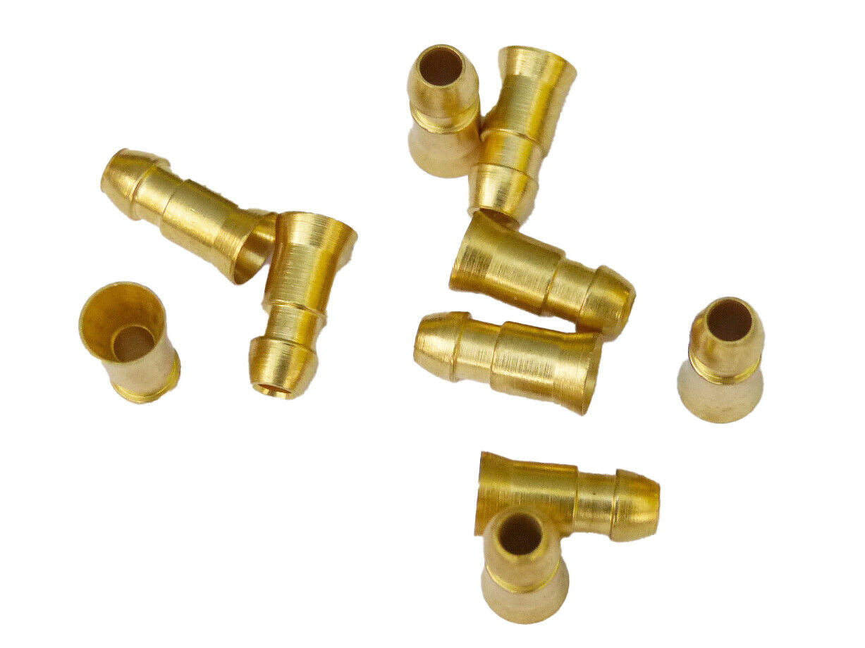 Lucas 900269 Brass Solder Motorcycle & Classic Car Bullet Terminals, Pk of 10