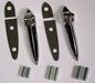 Triumph TR4 Triumph Spitfire Herald Chrome Boot Hinge Set, 604917 & 604918