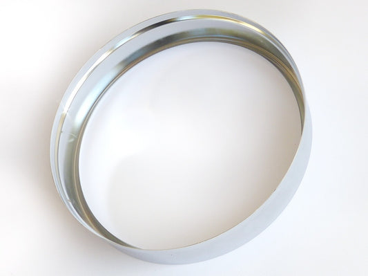 New Chrome Smiths Centre Speedo 5" Gauge Bezels for Classic Mini 1959-67 AJH5134