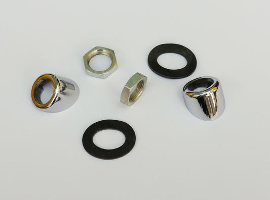 Wiper Chrome Wiper Bezel Kit, for Classic Mini Mk1 Mk2 Cooper, BMC part 37H6042