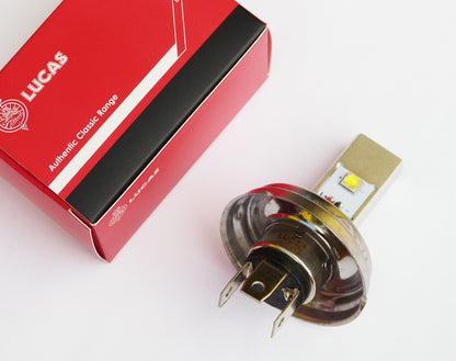 Classic Car /Motorcycle Lucas P45T LED RHD Pre Focus Headlamp Bulb 6V to 24V