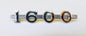 MGA 1600 Chrome Plated Metal Script Badge, MG part AHH5914