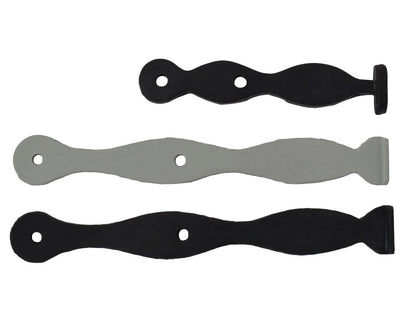 Classic Motorcycle & Car Frame Rubber Cable Securing Ties 3" 4 ½" 6" Grey Black