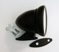 Classic Car Racing Black Bullet Style Wing Door Mirror with Plain Mirror Glass
