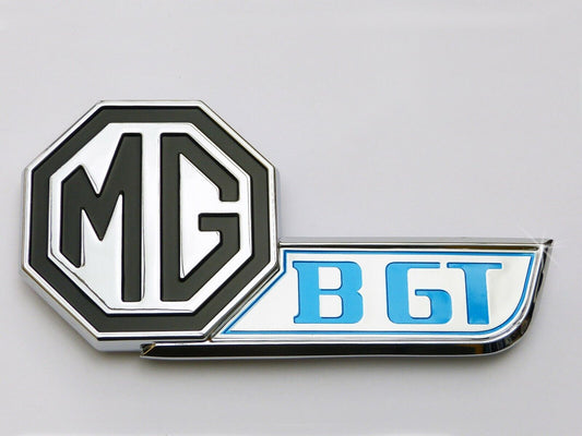 MGBGT / MG BGT Concours OE Standard Tailgate Boot Badge, British Made, MG BHH855