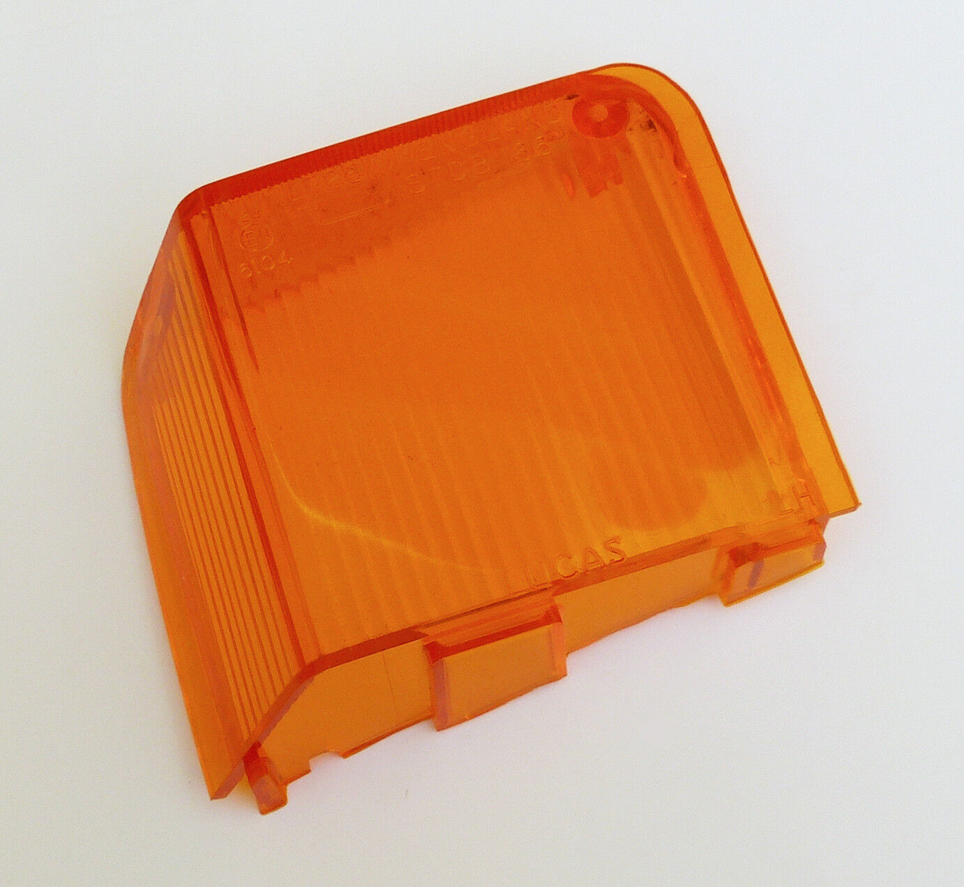 New Old Stock (NOS) Lucas L728 LH Amber Indicator Lens for Wolseley, 54573138