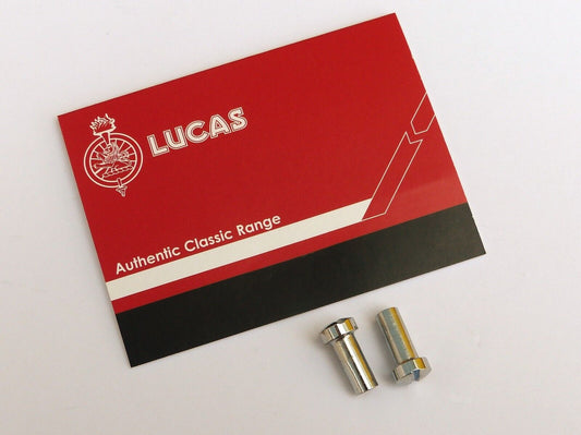 Lucas 575219 L564 L581 L617 L637 Chrome Light Lens Screws, Norton, Triumph, BSA