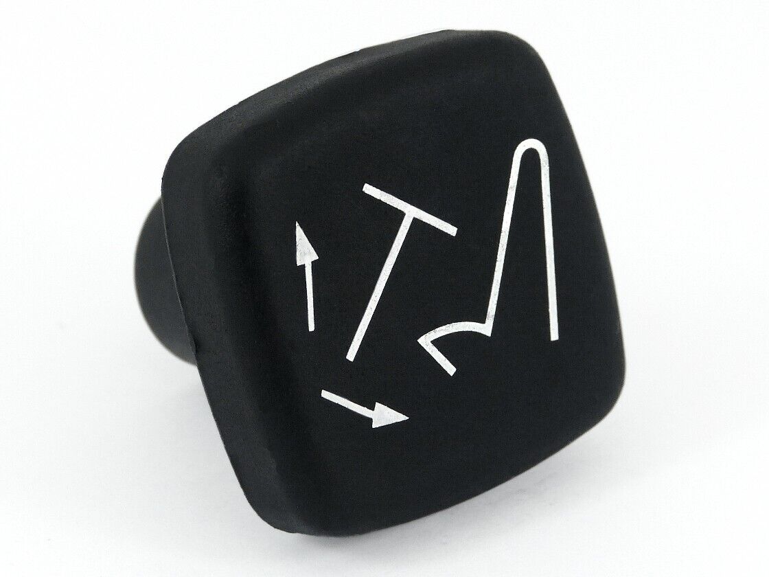 Triumph 712909 TR250 TR5 TR6 Air Direction Pictorial Type Black Knob